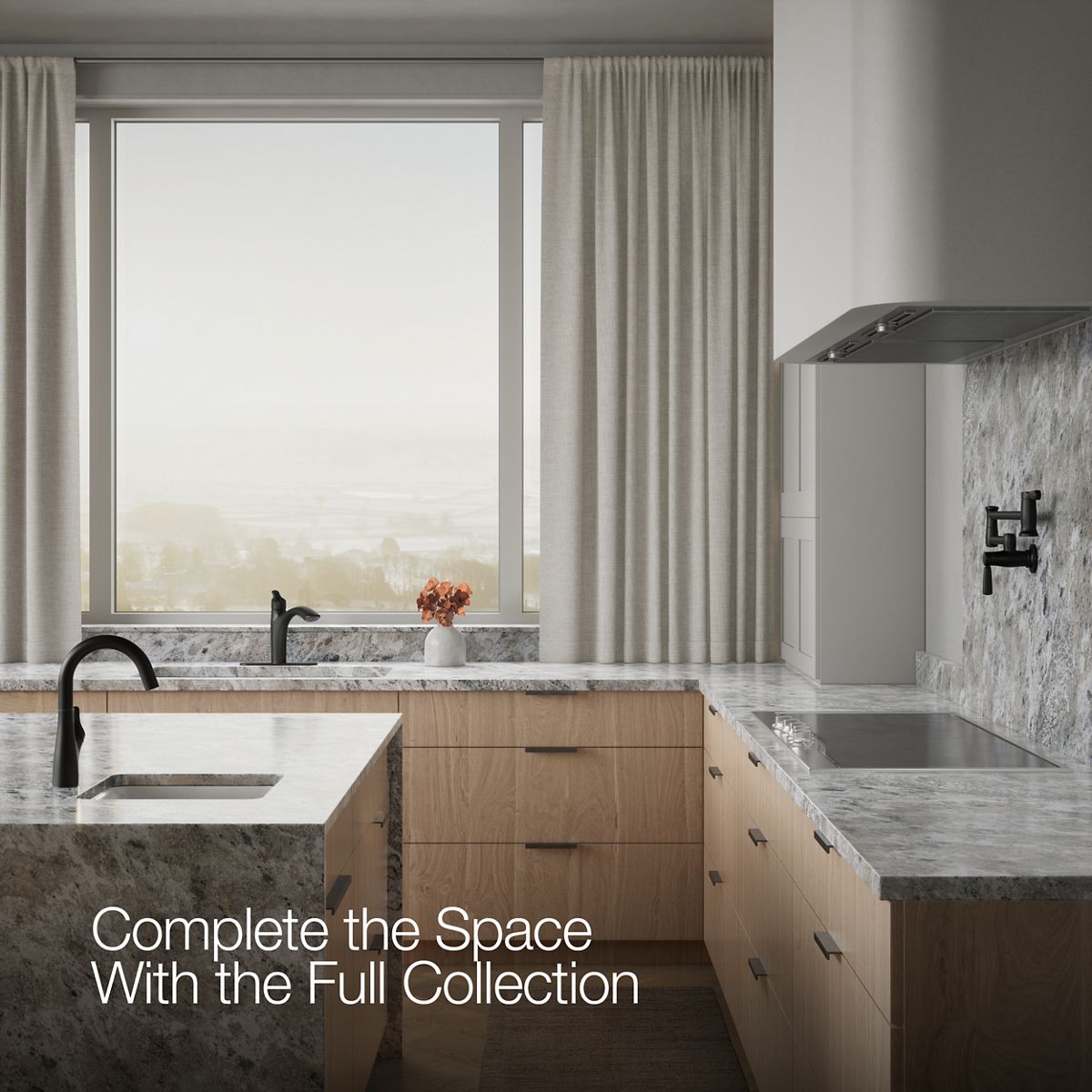 Rival Pull-Out Kitchen Sink Faucet | K-30468 | KOHLER