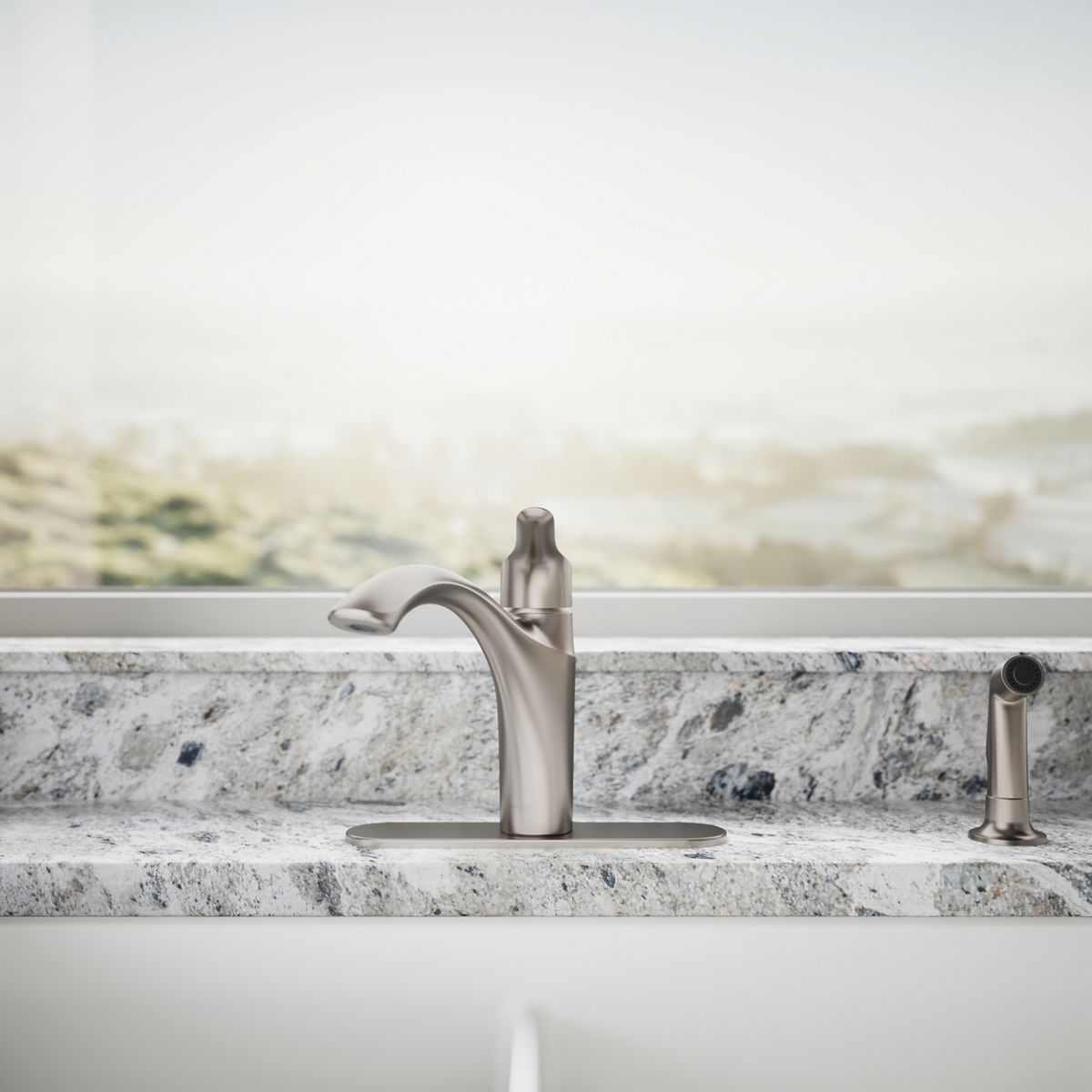 Single-Handle Kitchen Sink Faucet With Side spray | K-30471 | KOHLER