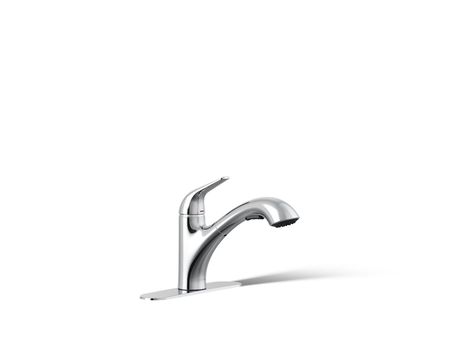 Jolt Pull-out kitchen sink faucet with two-function sprayhead