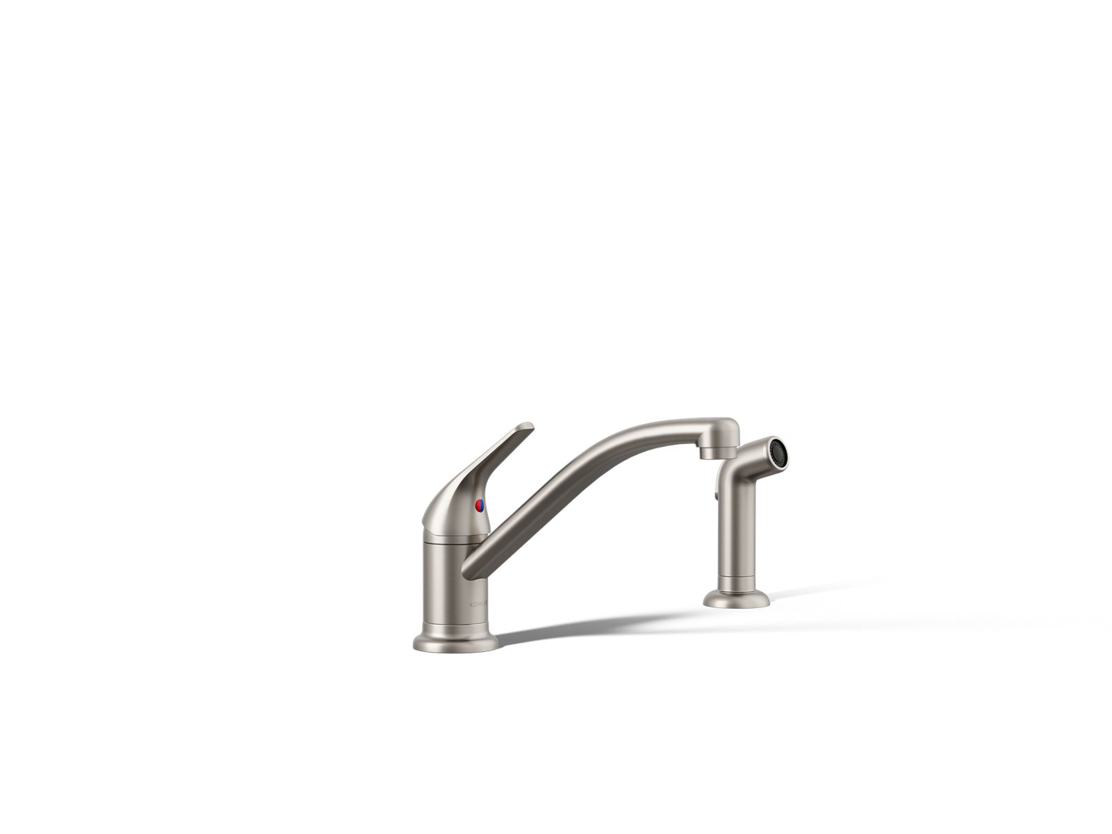 Jolt Single-handle kitchen sink faucet with side sprayer