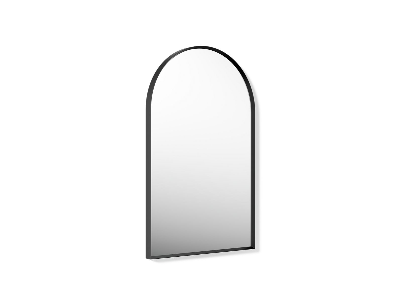 Essential 20" x 32" arched framed mirror