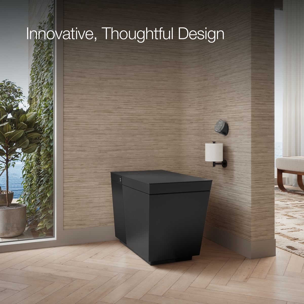 Up to 2 walls & multiple product categories visible, 2-point perspective