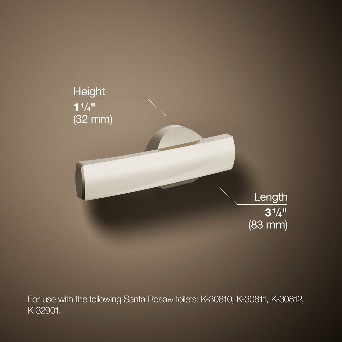 Santa Rosa Left-Hand Trip Lever | K-30919-L | KOHLER