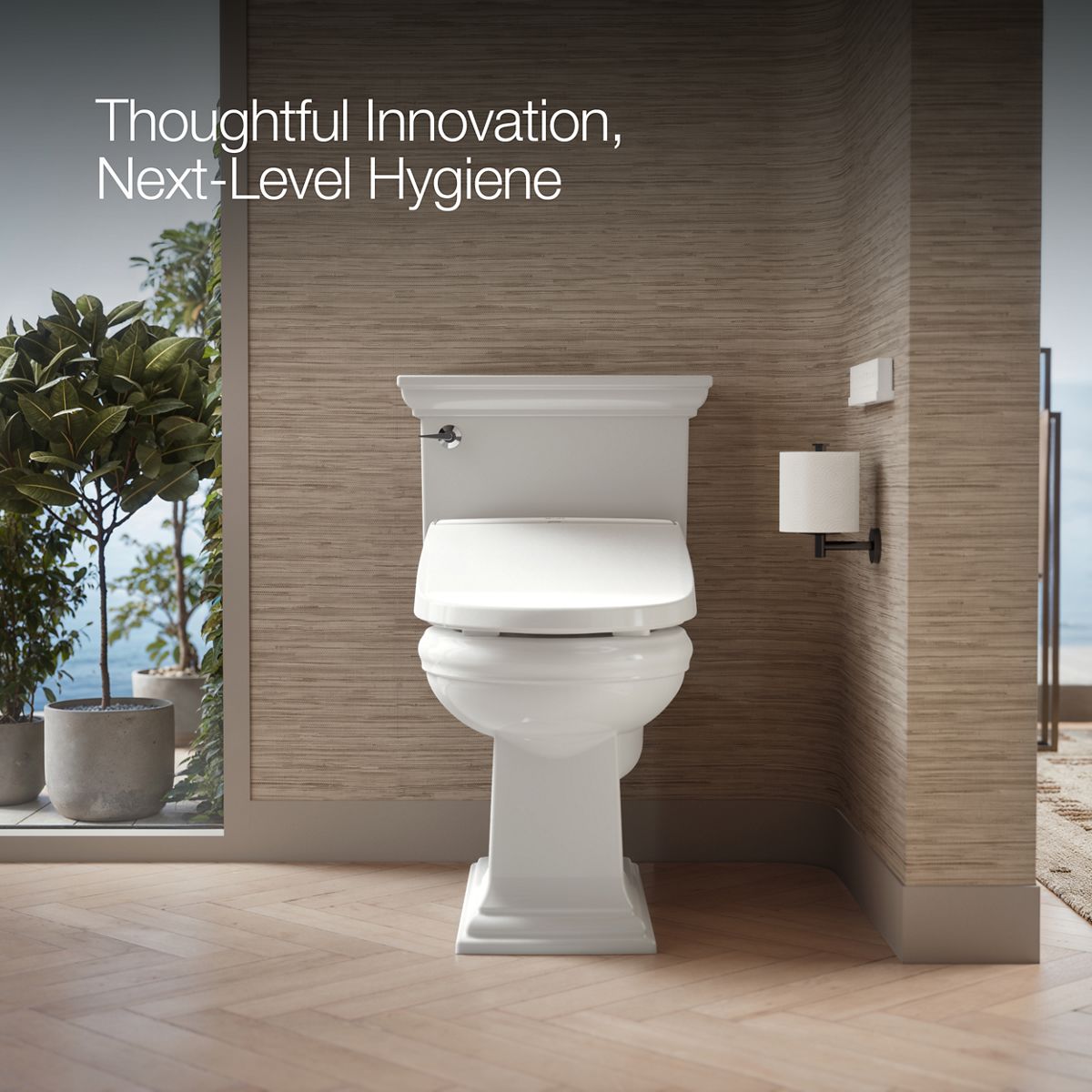Up to 2 walls & multiple product categories visible, 1-point perspective