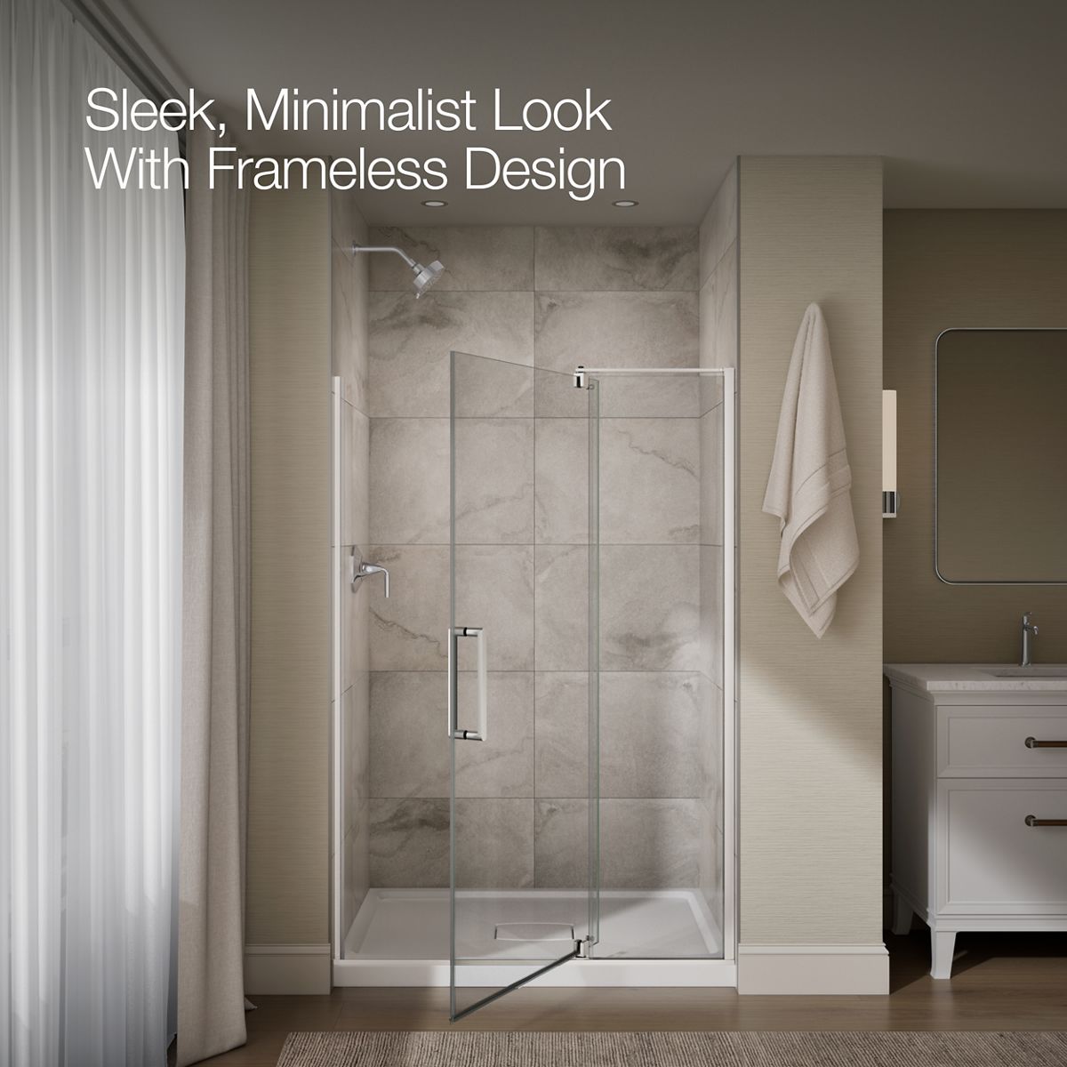 angled view, not straight-on, 1-point perspective, product in use