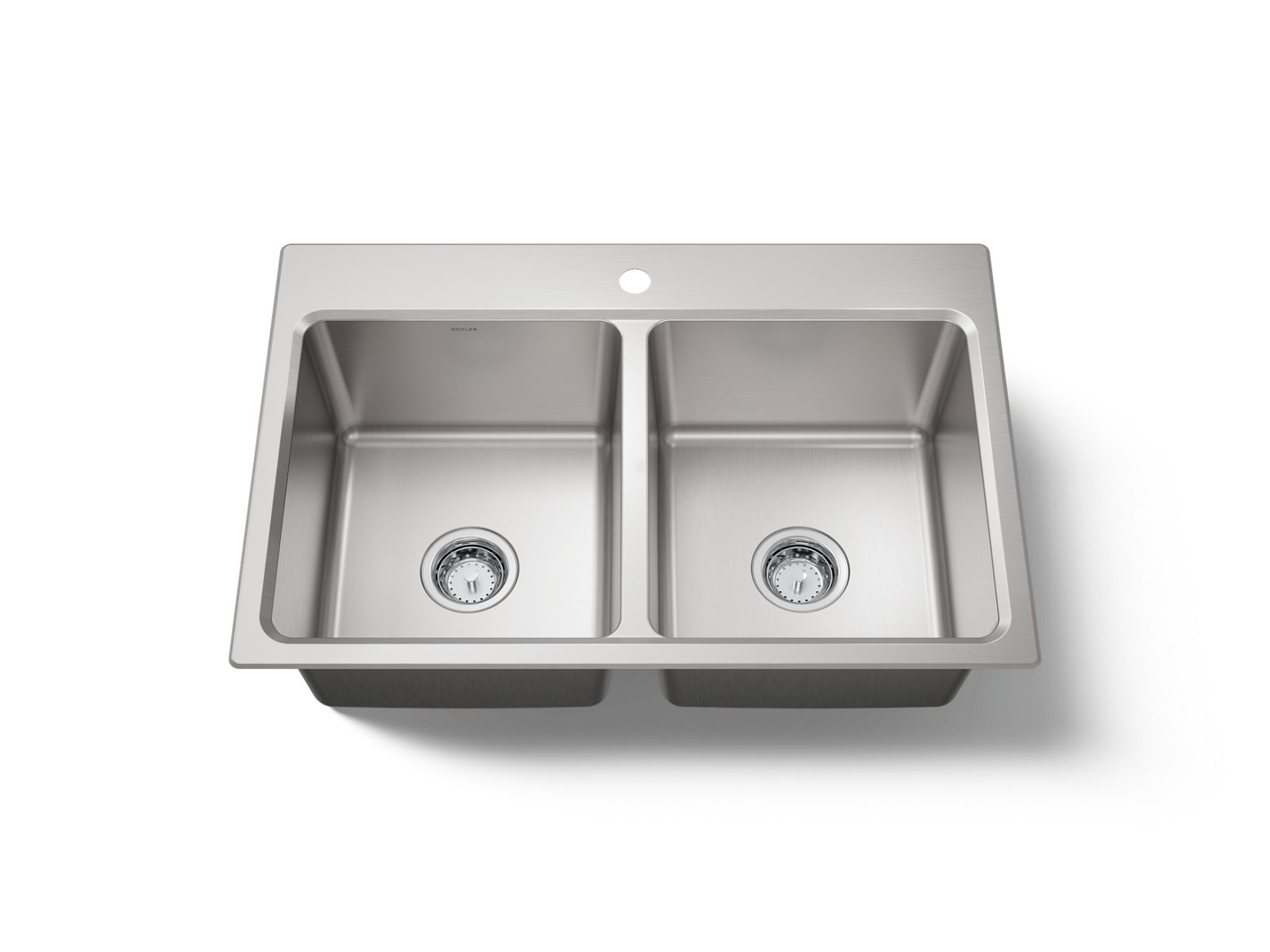 Prologue Top-Mount/Undermount Double-Equal Kitchen Sink | K