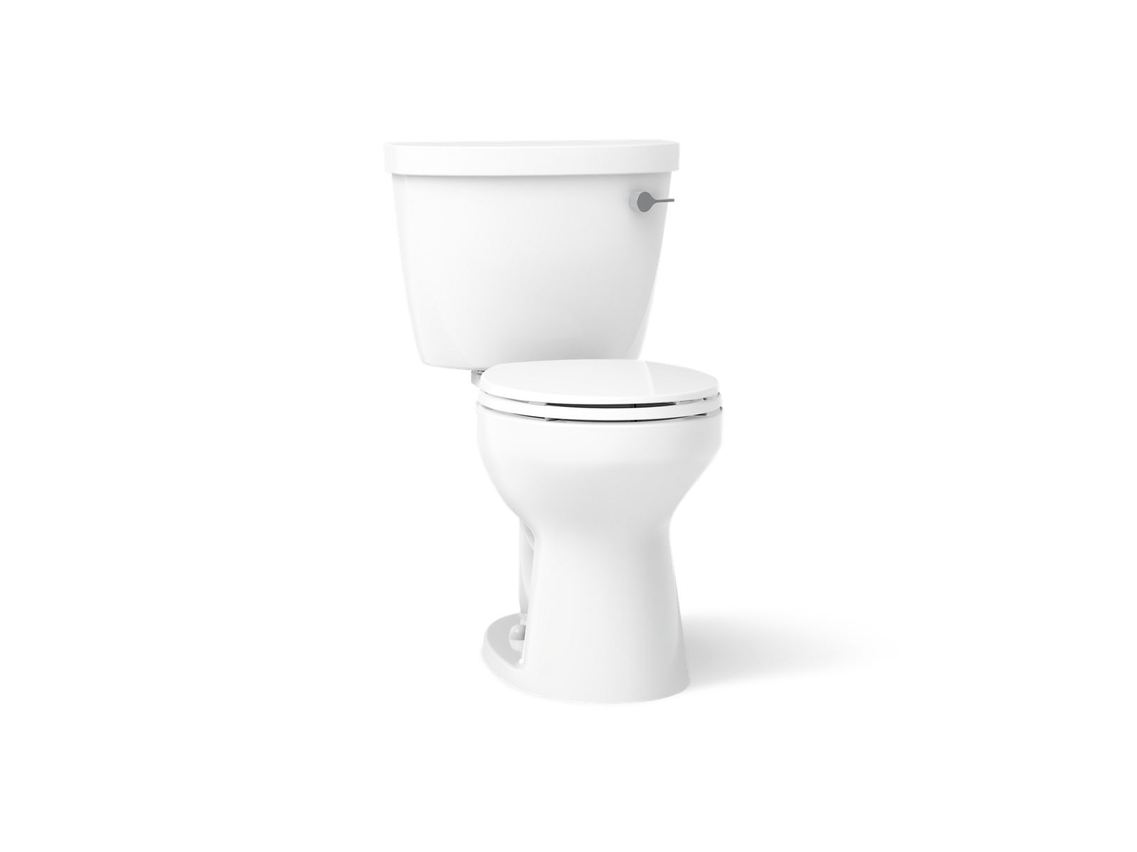 Cimarron Two-piece round-front toilet, 1.28 gpf