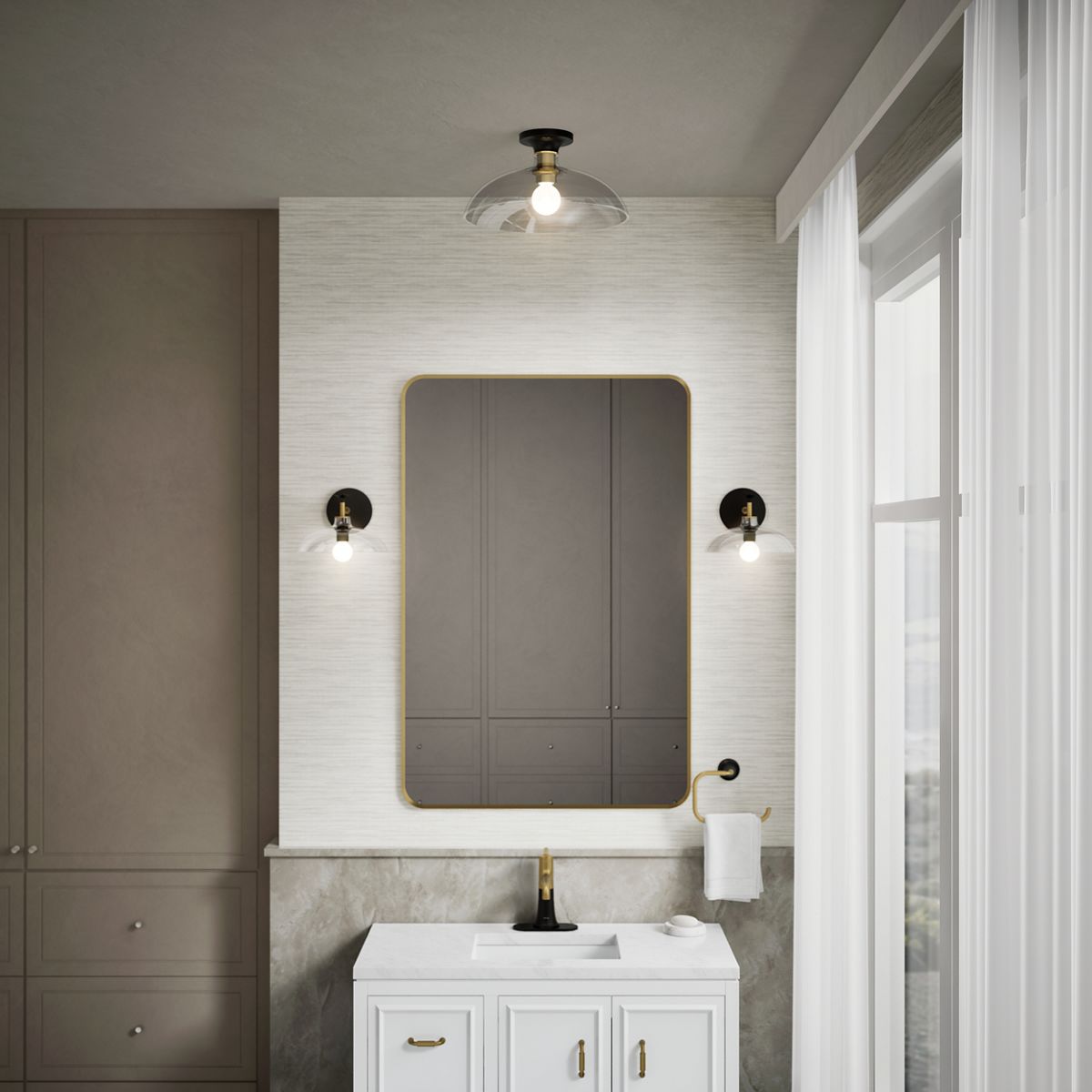Up to 2 walls & multiple product categories visible in use