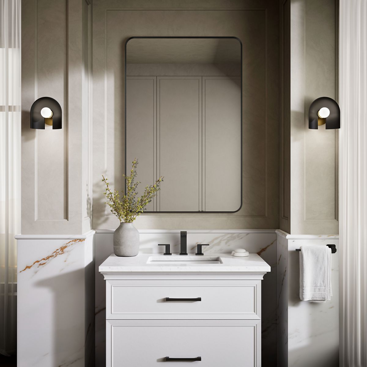 Jabot One-Light Sconce | K-31782-SC01 | KOHLER