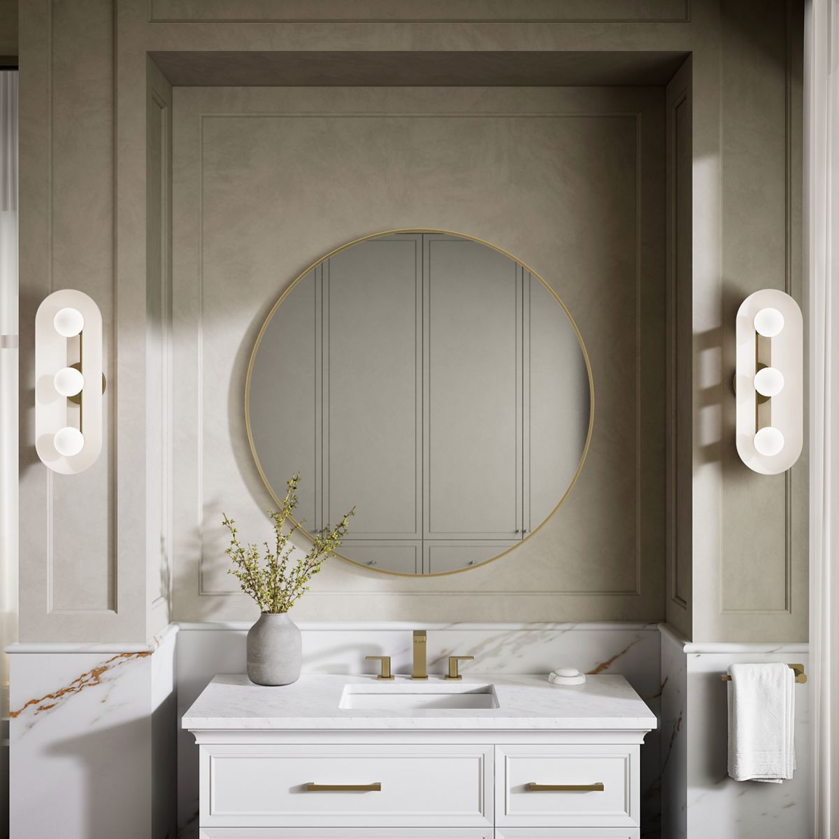 Jabot Three-Light Sconce | K-31784-SC03 | KOHLER
