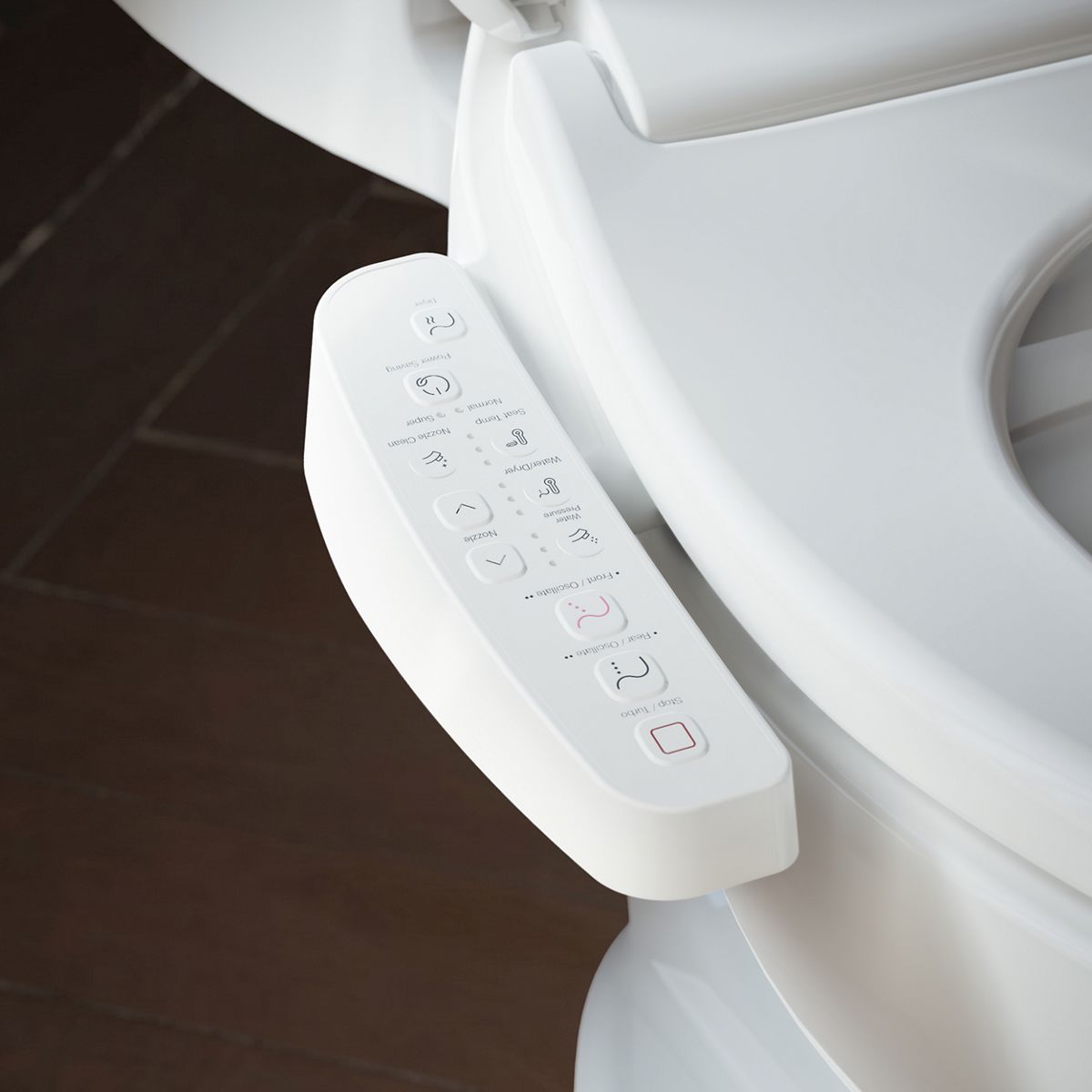 close-up view of product detail function