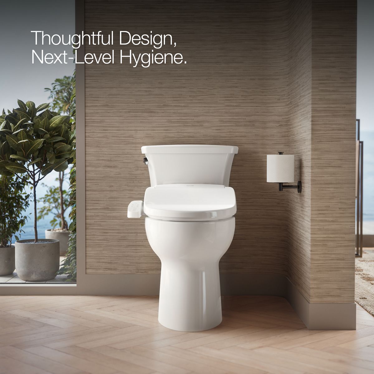 PureWash E580 Elongated Bidet Toilet Seat | K-32330 | KOHLER