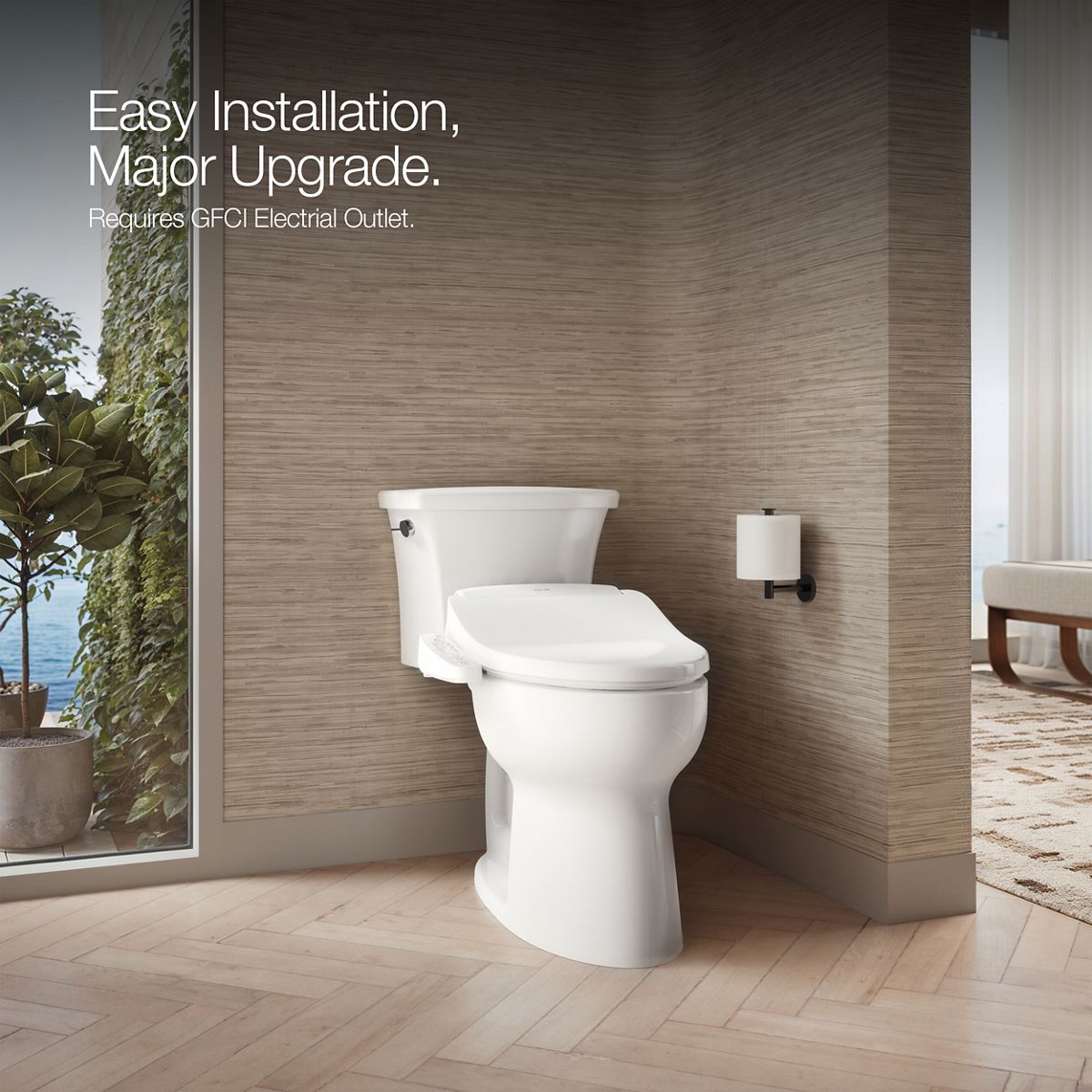 Up to 2 walls & multiple product categories visible, 2-point perspective