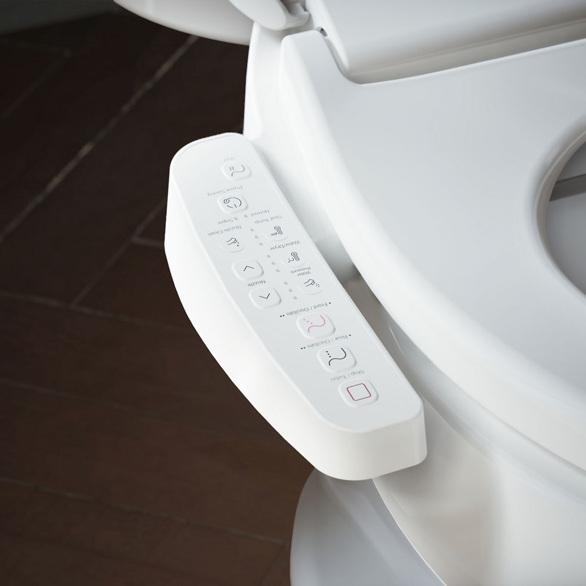 close-up view of product detail function