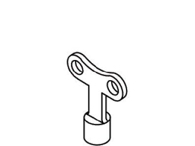 Kohler Genuine Parts Loose KEY, 3/8 X 1/2 STOP