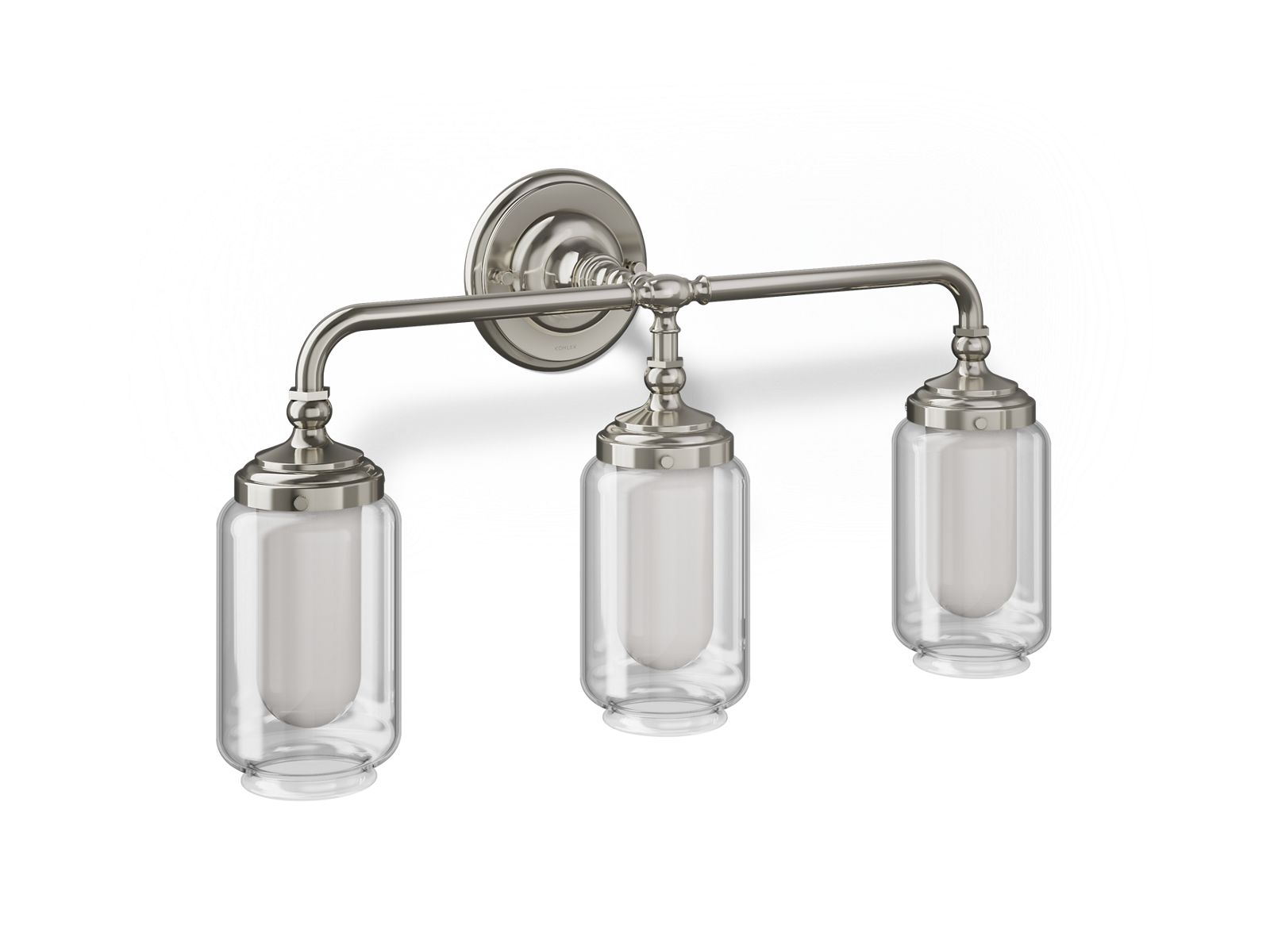 3/4 view of product with dimensions