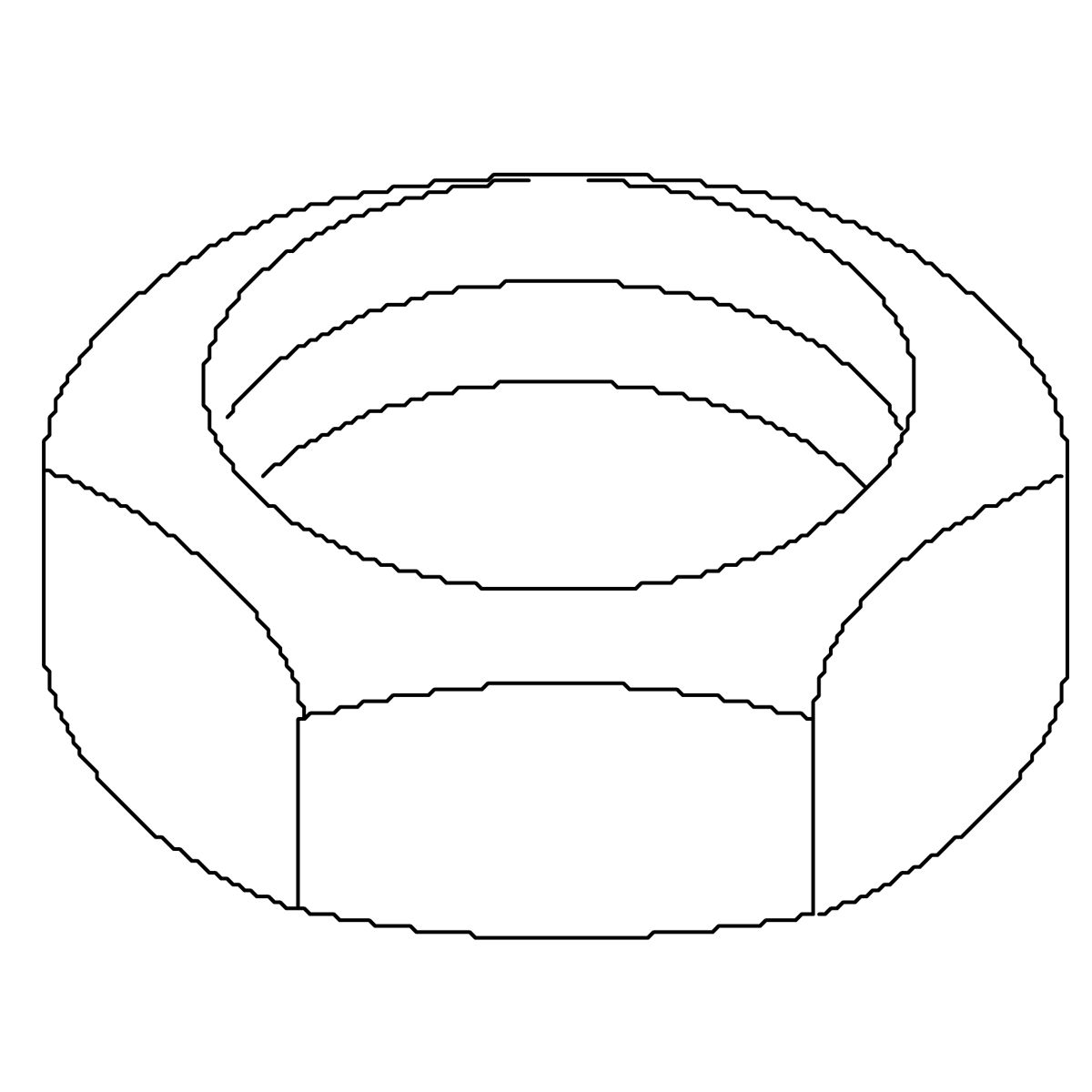 Kohler Genuine Parts LOCK NUT, 5/8-18 UNF