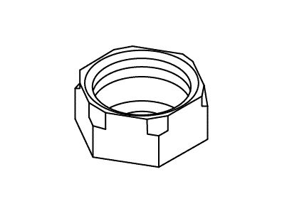 Nut, Coupling 1/2-14 Npsm