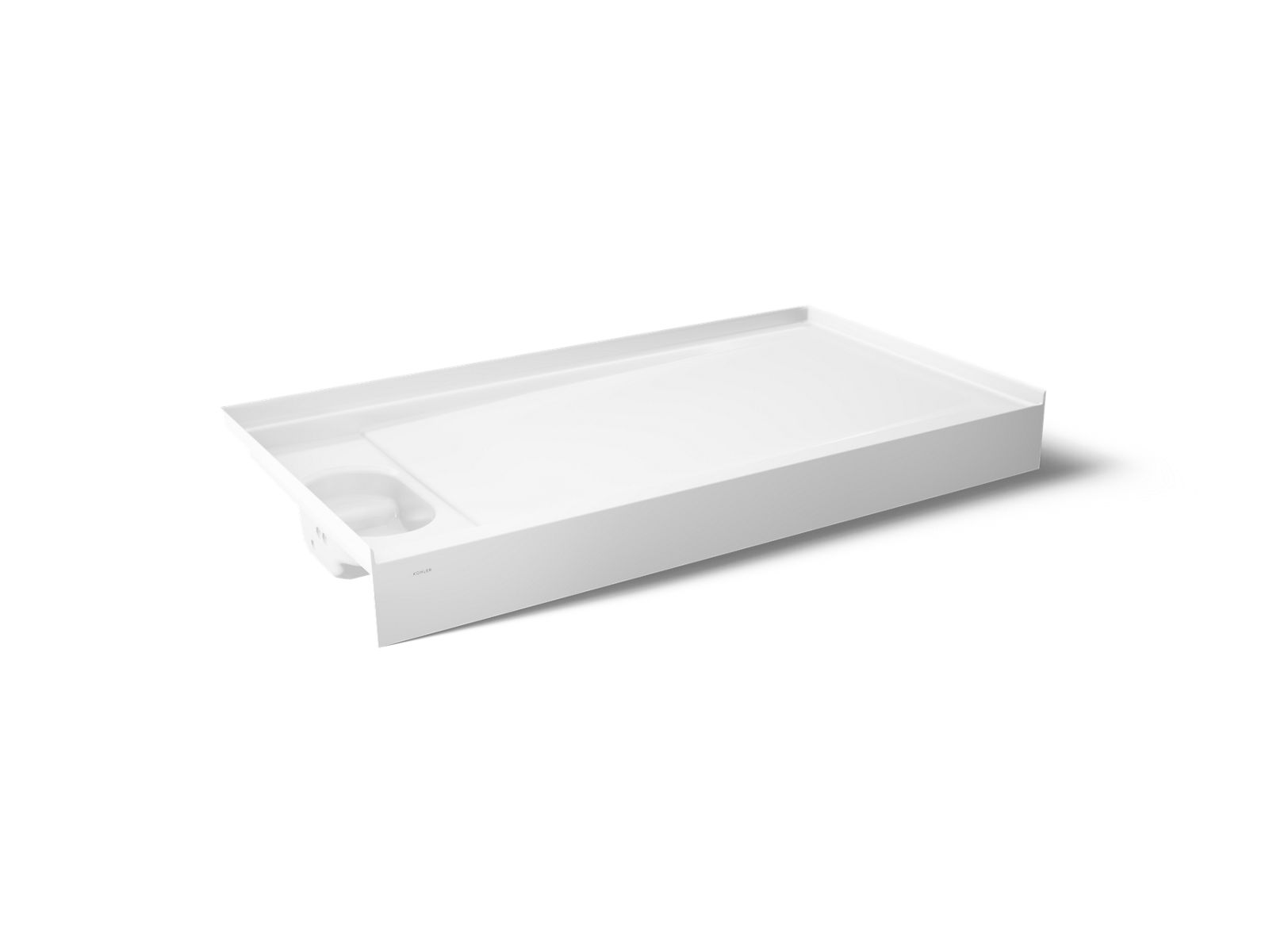 Anthem™ EvoCycle™ 60" x 32" alcove shower base, left drain