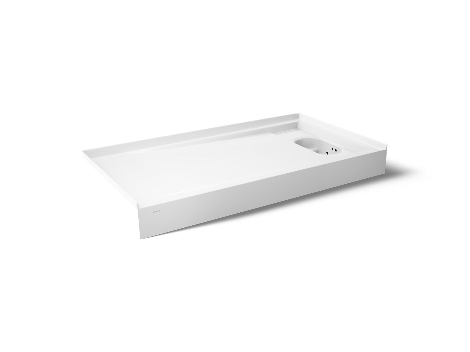 Anthem™ EvoCycle™ 60" x 32" alcove shower base, right drain