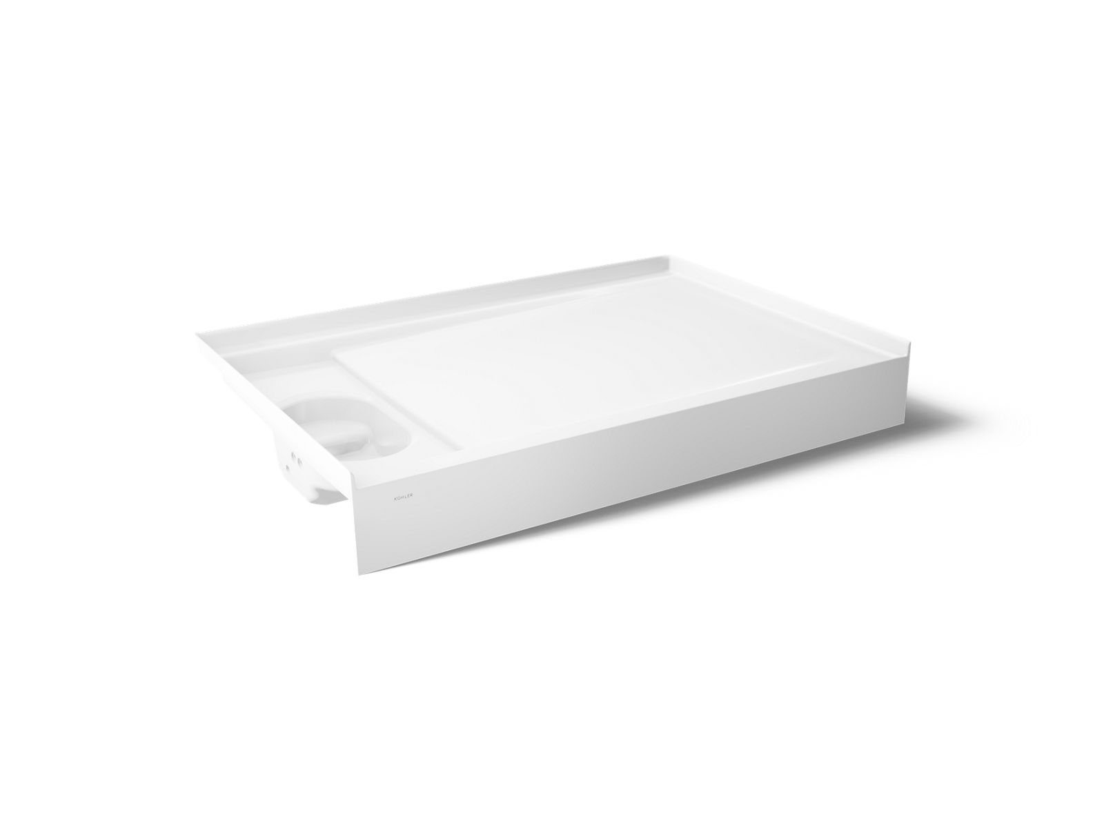 Anthem™ EvoCycle™ 48" x 32" alcove shower base, left drain