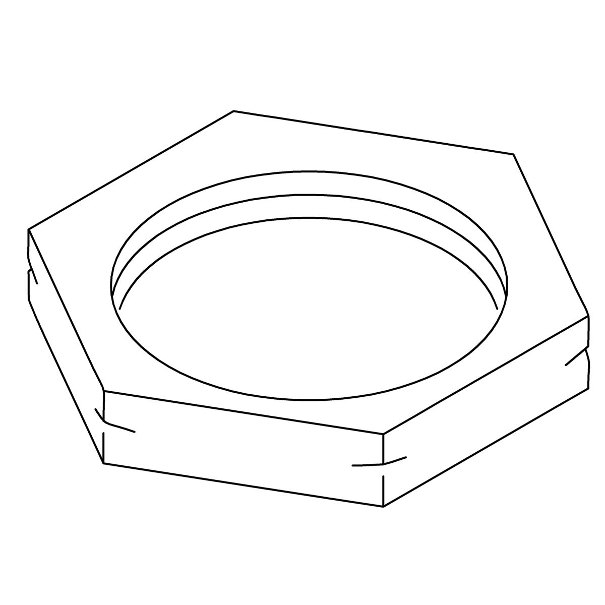 Kohler Genuine Parts Nut,hex,.875-16 Uns-2b