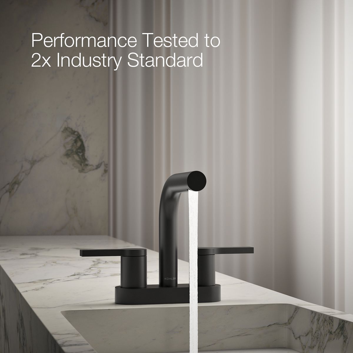 Elate Centerset Bathroom Sink Faucet | K-33591-4 | KOHLER