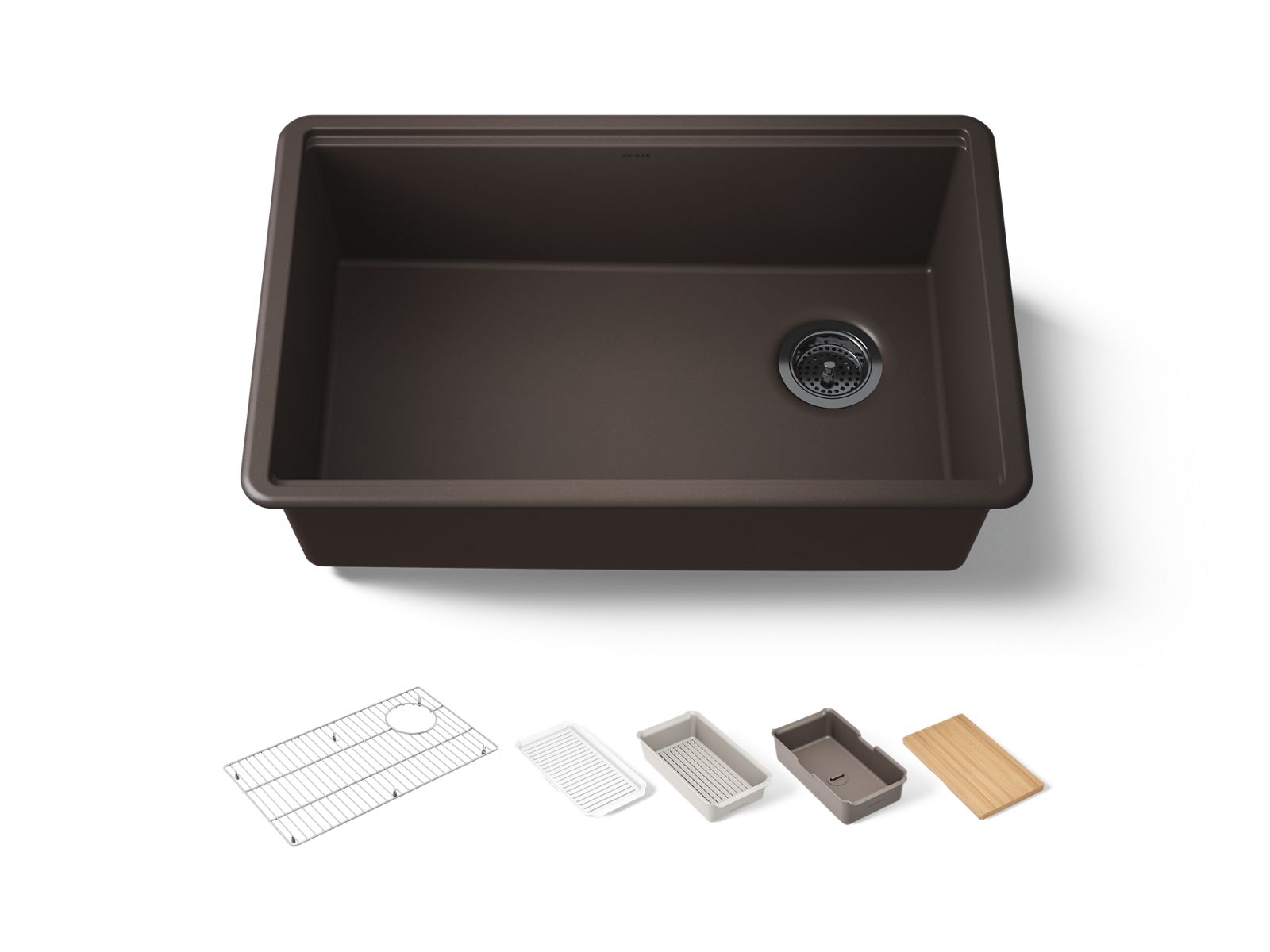 Billings Single-Bowl Kitchen Sink | K-33712-PC | KOHLER