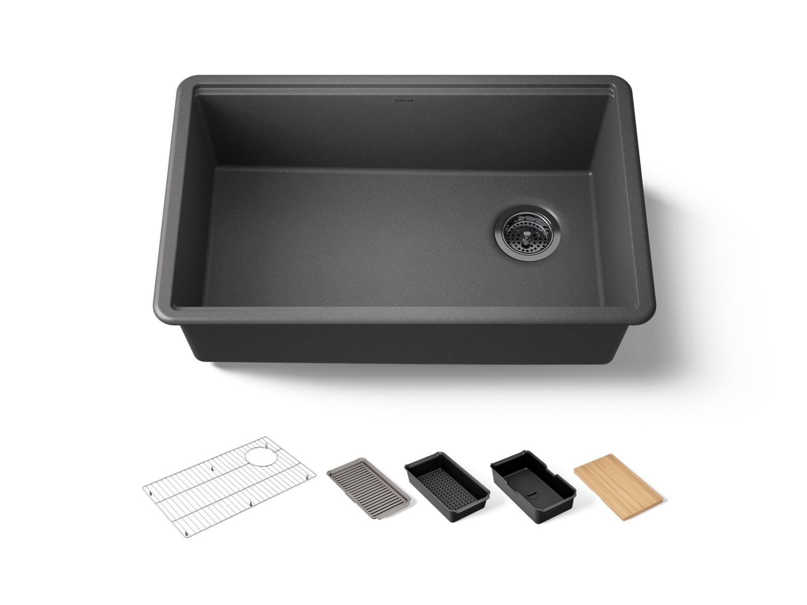 Billings 29" undermount single-bowl workstation kitchen sink