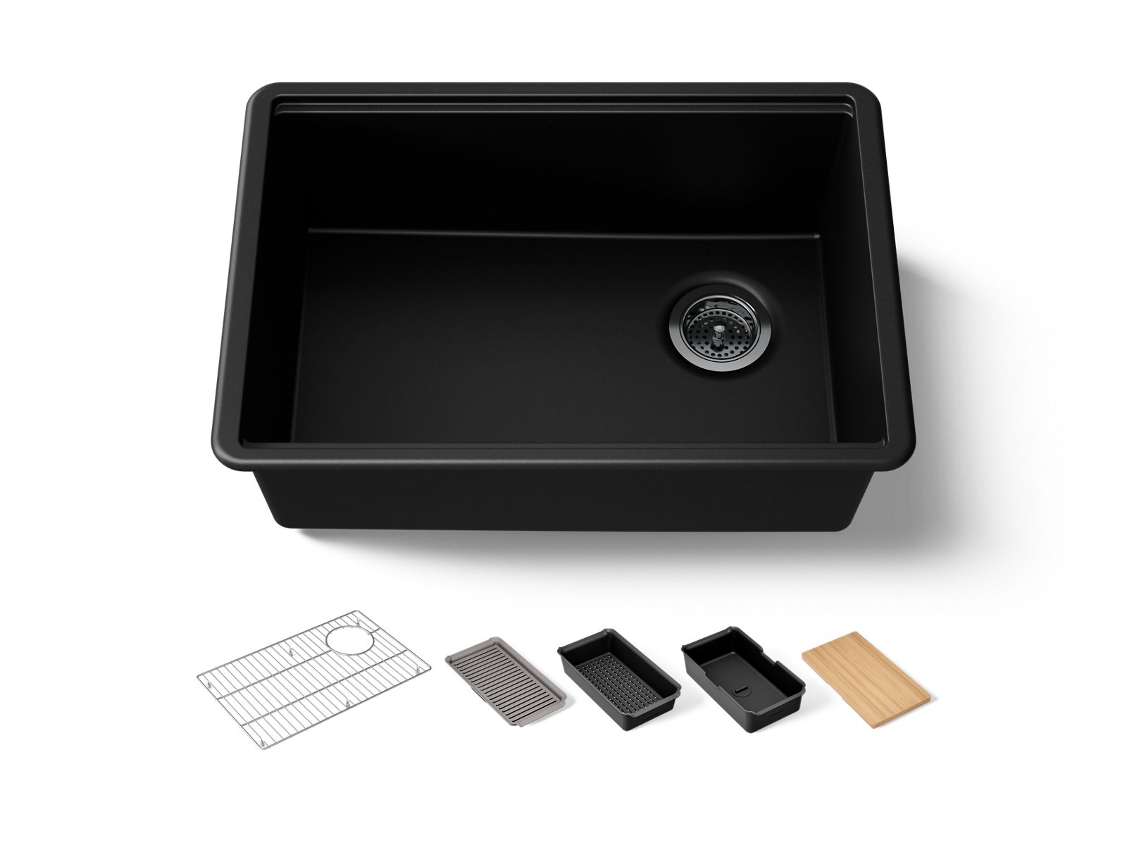 Billings 27" undermount single-bowl workstation kitchen sink