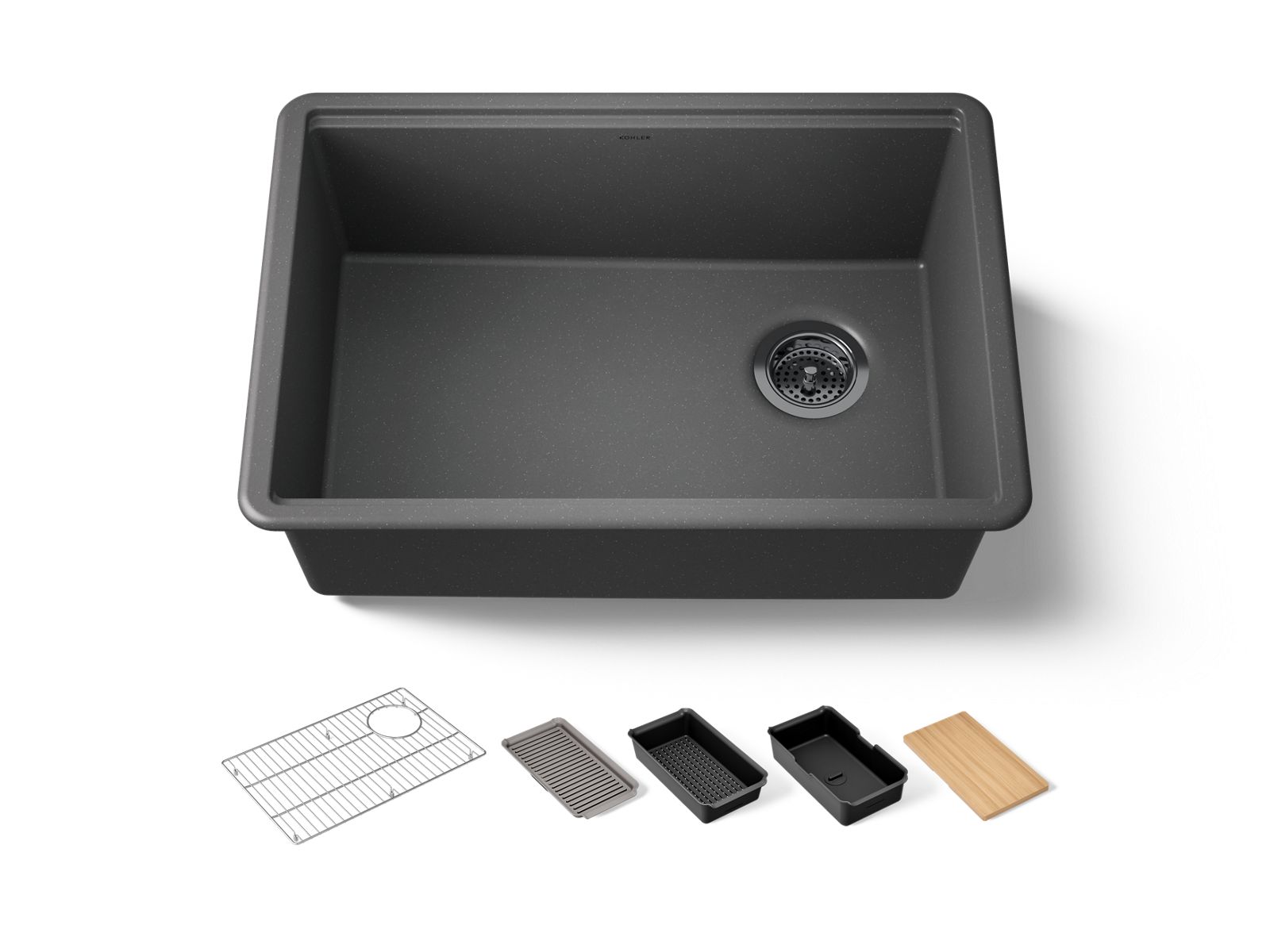 Billings 27" undermount single-bowl workstation kitchen sink