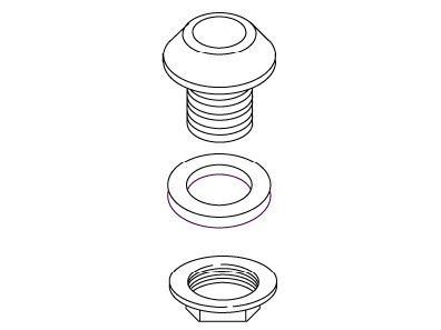 Kohler Genuine Parts Spray Guide ASSY - Polished Chrome