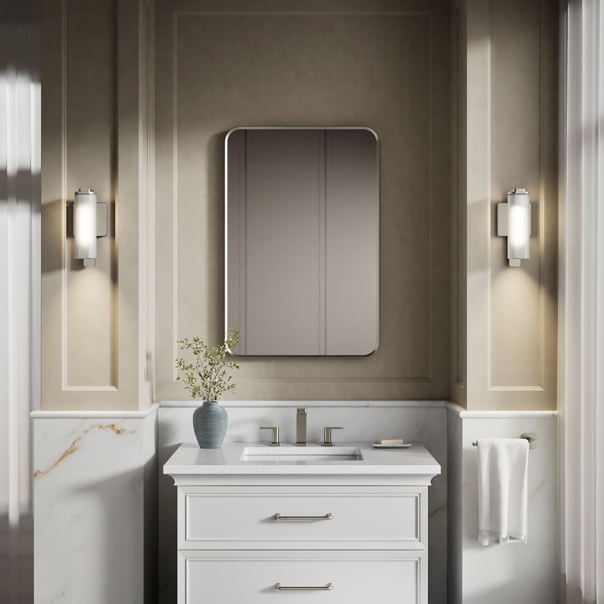 Products in use in close room view