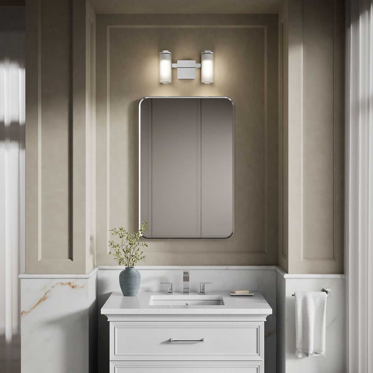 Products in use in close room view