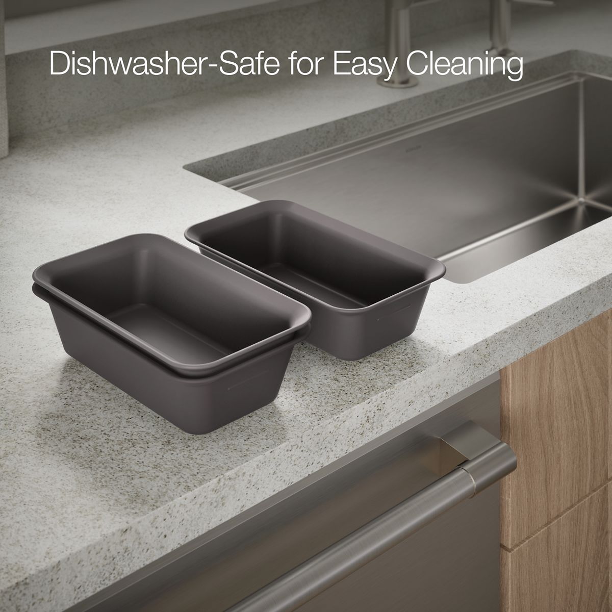k-sunセカンドテーブル(BK)600mm×300mm(2セット) Three-Piece Workstation Prep-Bowl Set | K-35484 | KOHLER