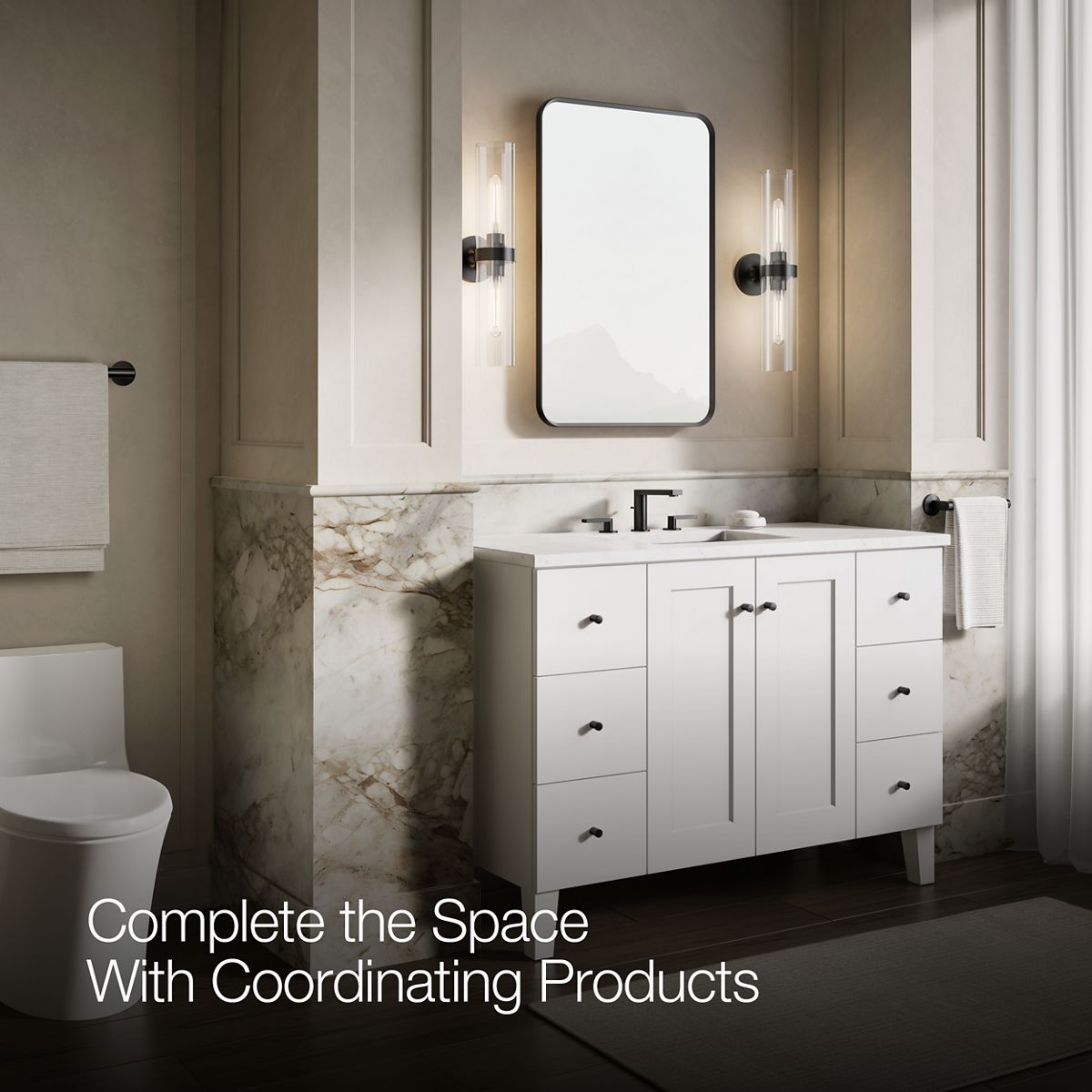 Up to 3 walls & multiple product categories visible