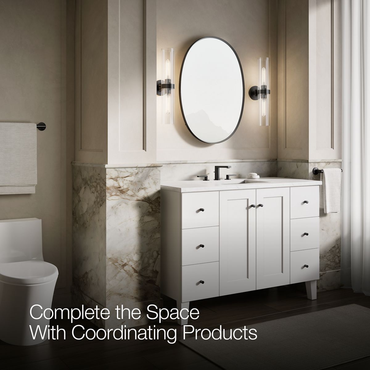Up to 3 walls & multiple product categories visible