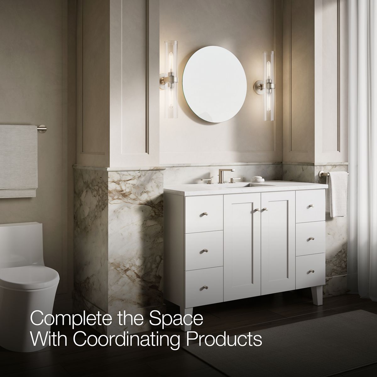 Up to 3 walls & multiple product categories visible
