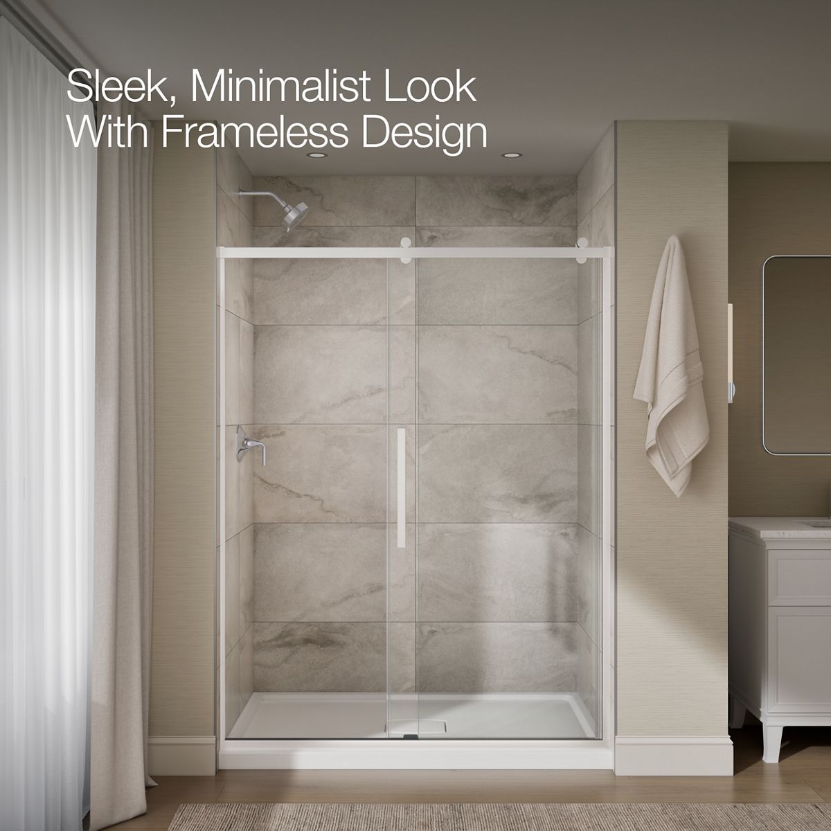 angled view, not straight-on, 1-point perspective, product in use