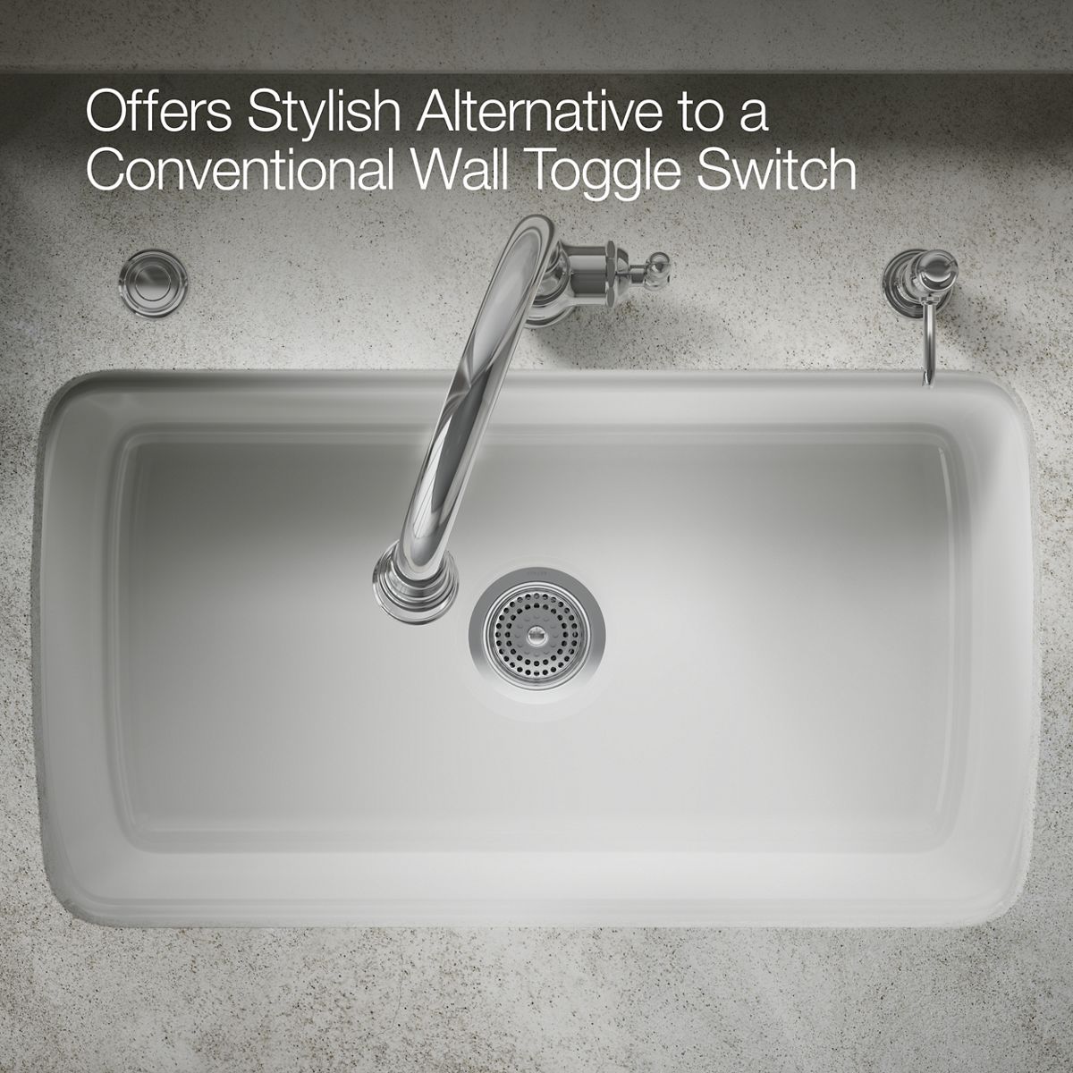 Garbage Disposal Air Switch Kit | K-35723 | KOHLER