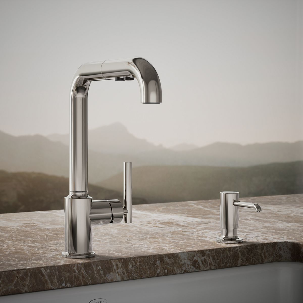 close-up view of product detail