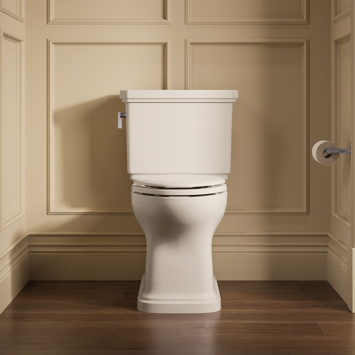 Up to 2 walls & multiple product categories visible, 1-point perspective