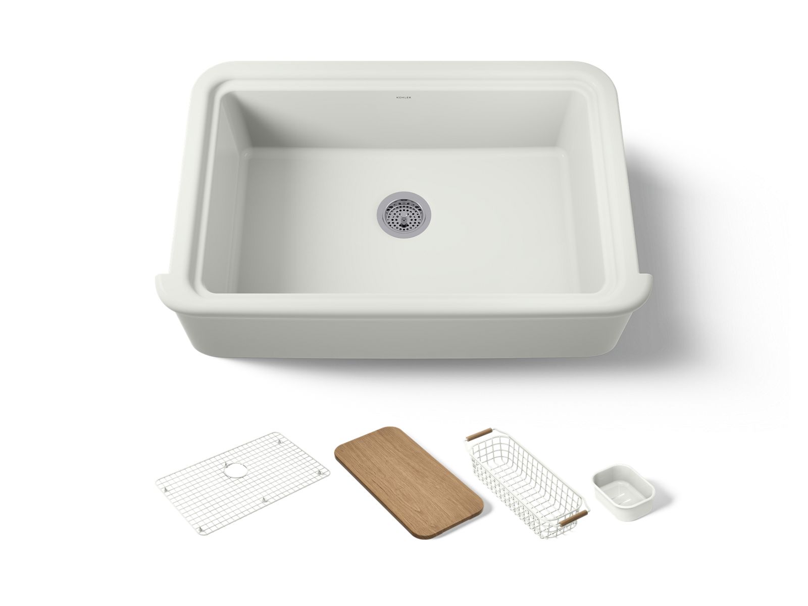 Audrine by Studio McGee 35-1/2" undermount single-bowl farmhouse workstation kitchen sink