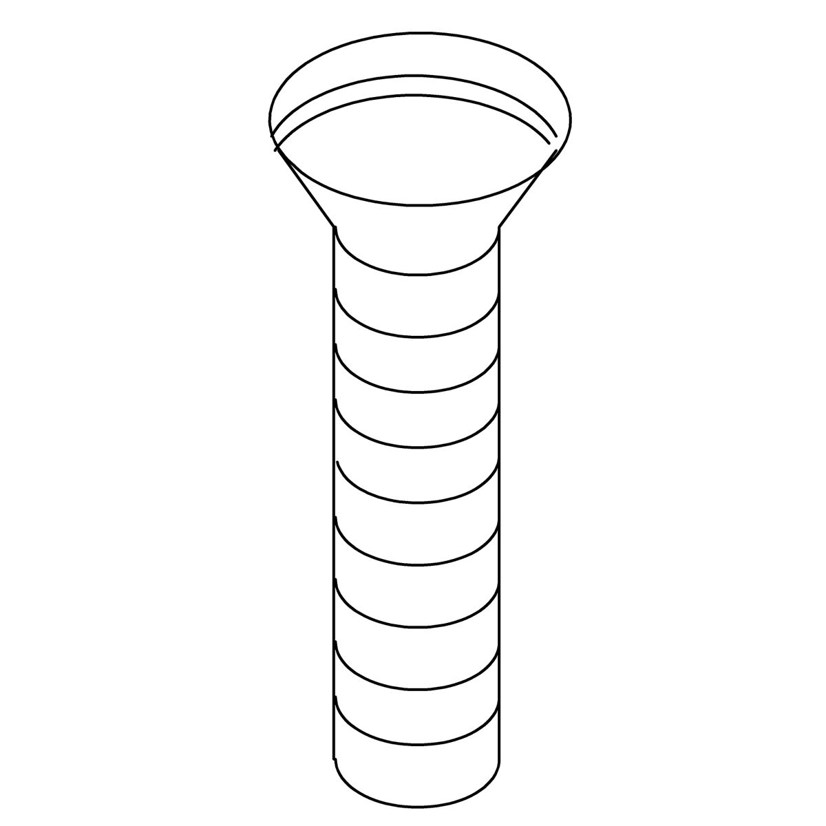 Kohler Genuine Parts Screw .250-20unc-2a X1.13 - Polished Chrome