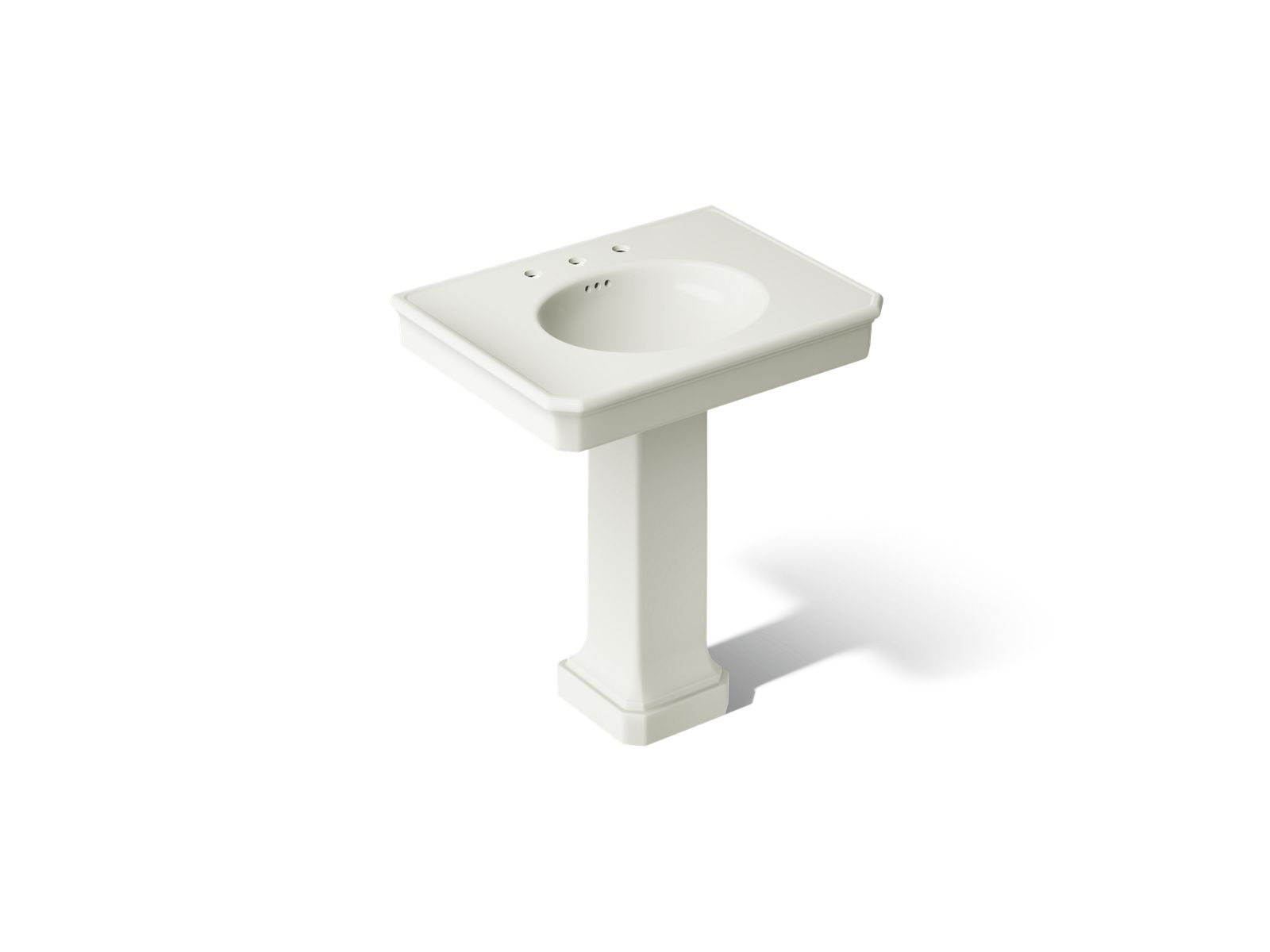 Claude by Studio McGee 30" rectangular pedestal bathroom sink