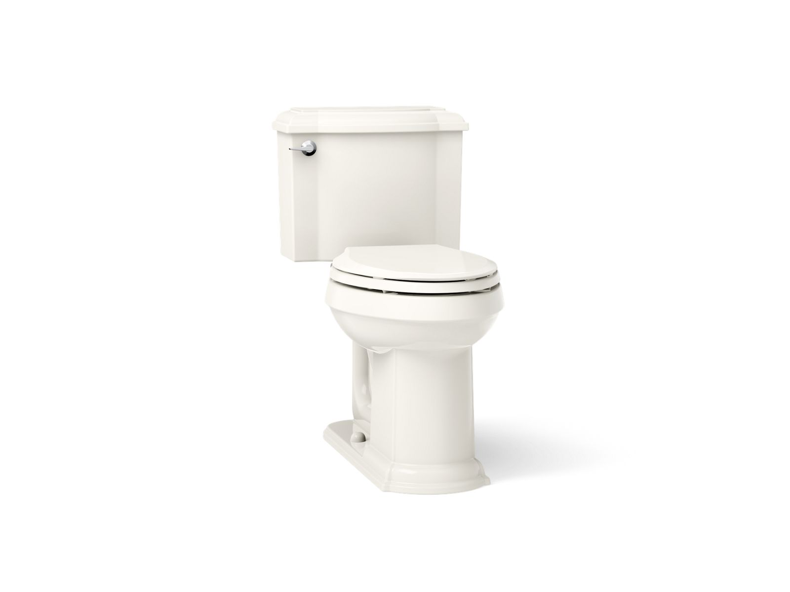 klow 1327 KOHLER|K-3837|Devonshire Two-Piece Elongated 1.28-GPF Toilet With a 1.28 Kohler K-3947-TR Wellworth Two-Piece round-front