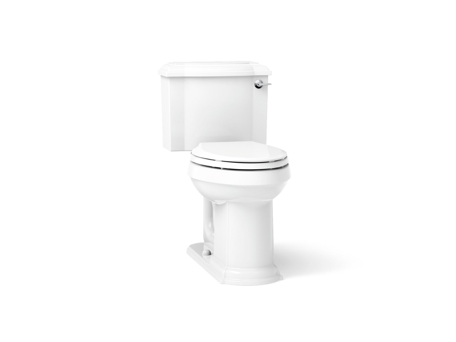 KOHLER|K-3837-RA|Devonshire Two-Piece Elongated 1.28-GPF Toilet