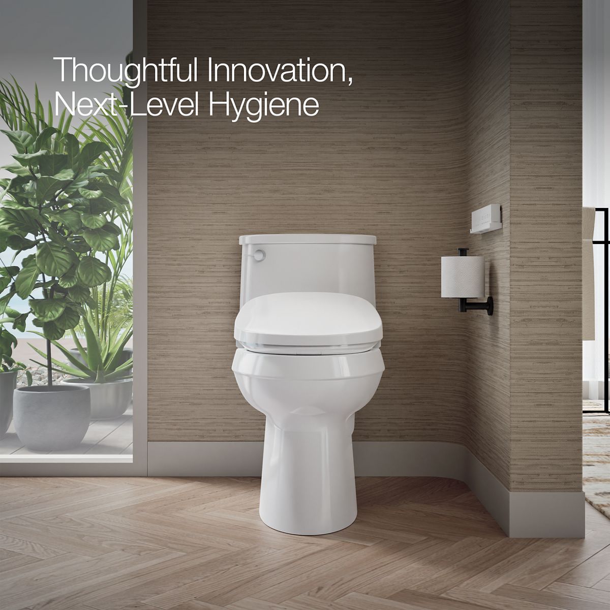 Up to 2 walls & multiple product categories visible, 1-point perspective