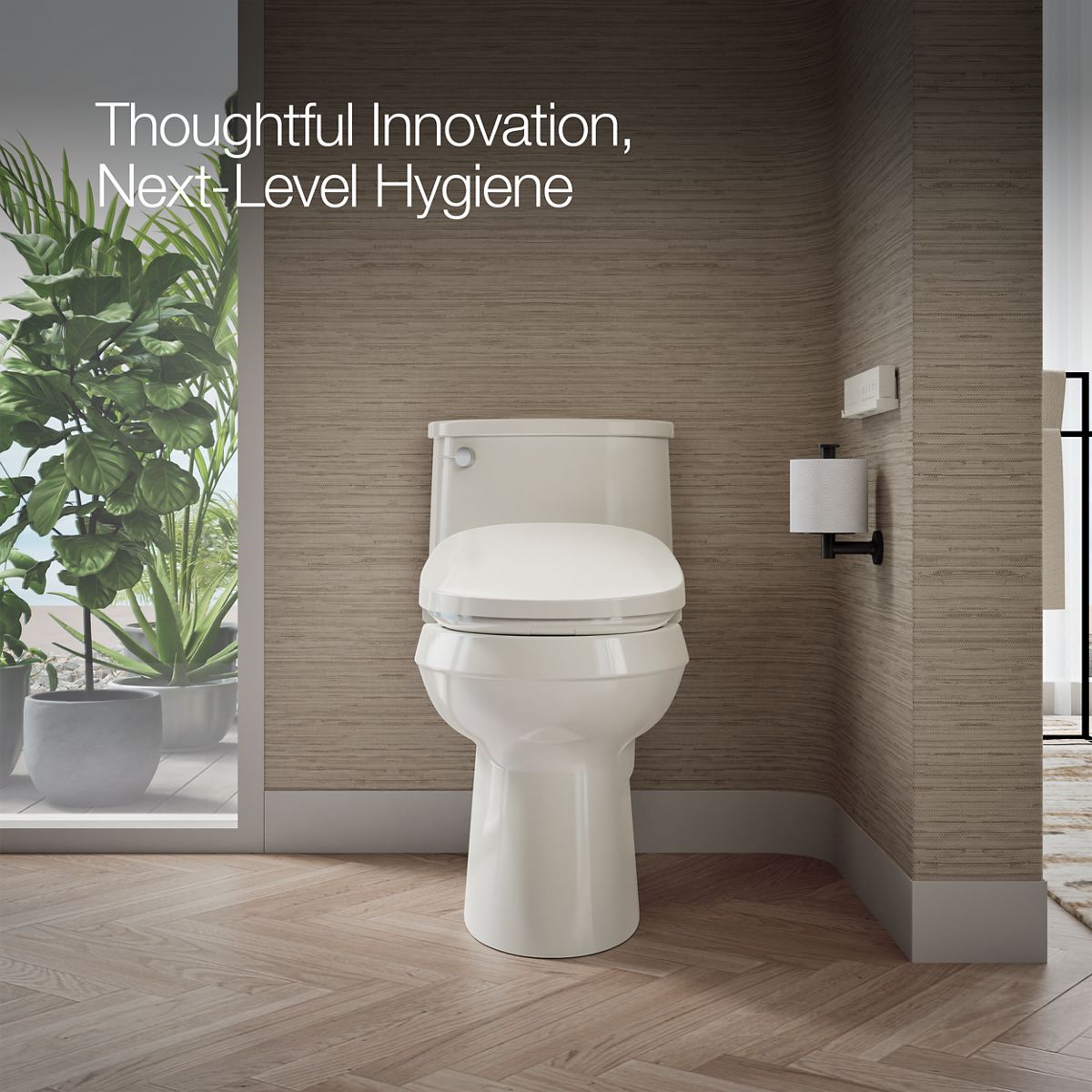 Up to 2 walls & multiple product categories visible, 1-point perspective