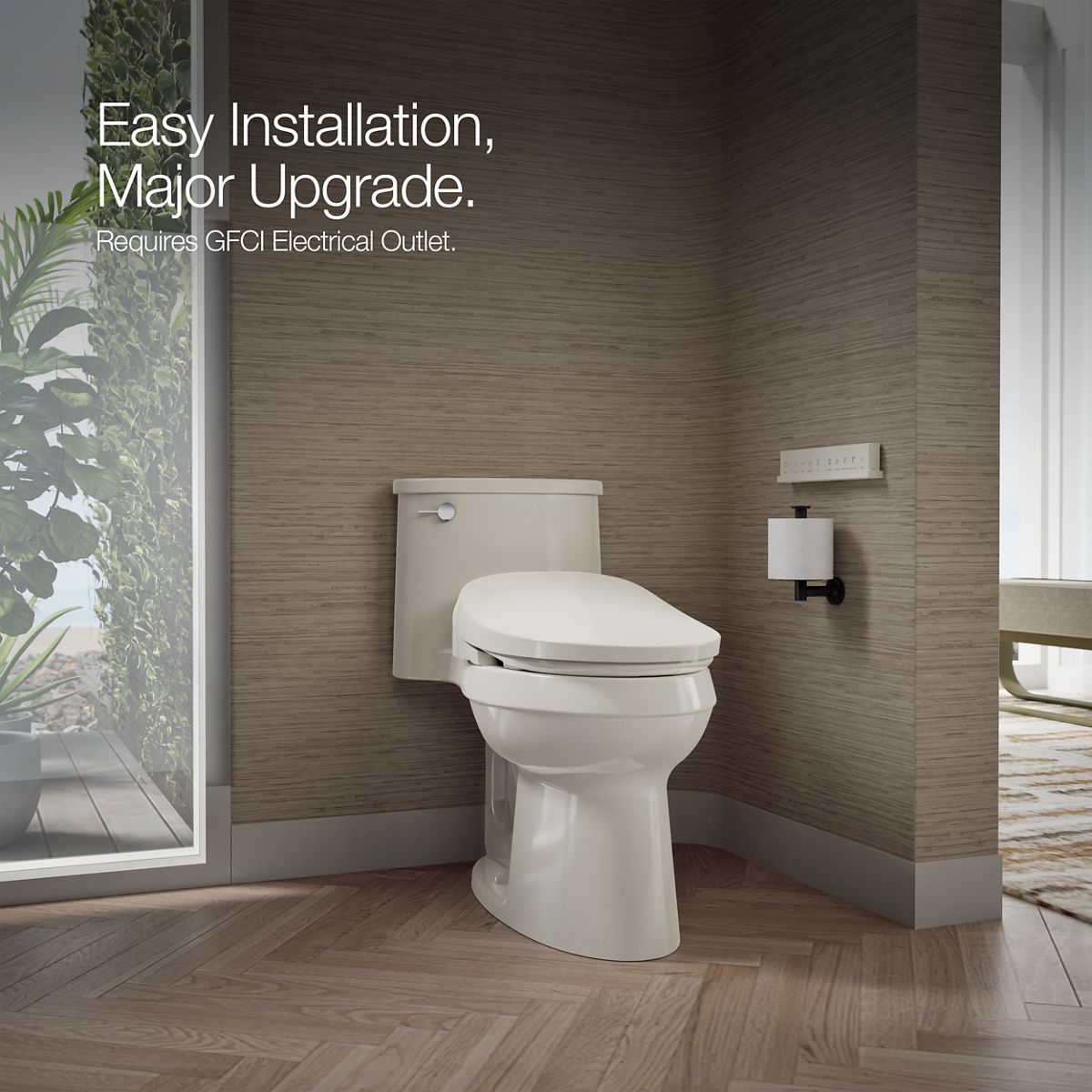Up to 2 walls & multiple product categories visible, 2-point perspective